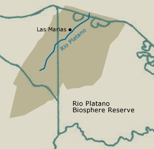 Rio Platano Detail Map
